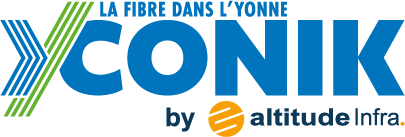 Logo Yconik fibre partenaire le numérique pas à pas